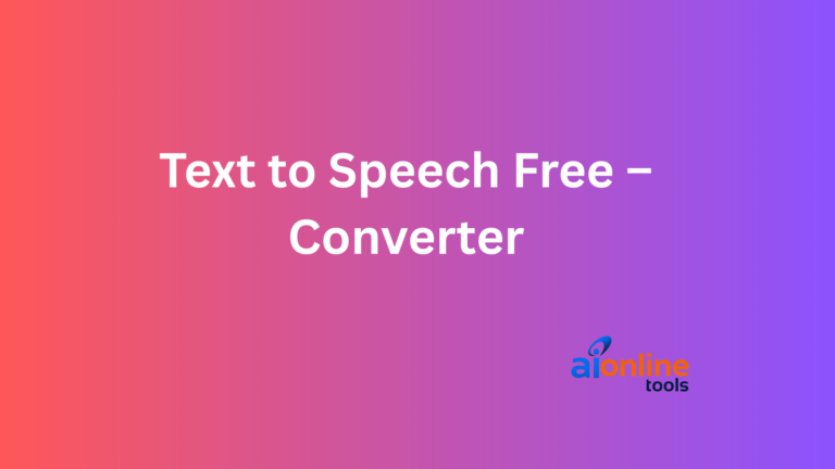 Text to Speech Free